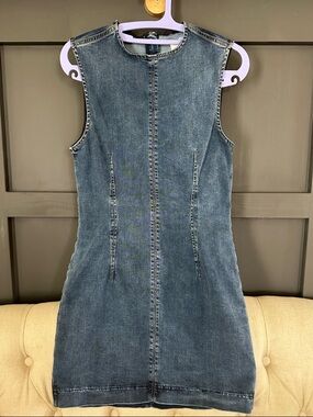 Reformation Kendi Denim Mini Dress - Blue